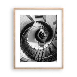 Plakat w ramie jasny dąb - Wyżej i wyżej - 40x50 cm