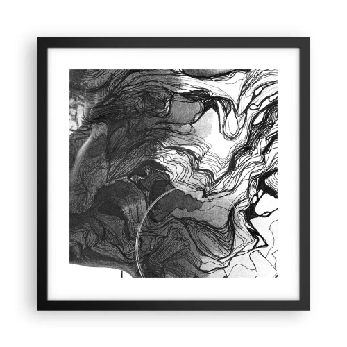 Plakat w czarnej ramie - Zaplątana w marzeniach - 40x40 cm
