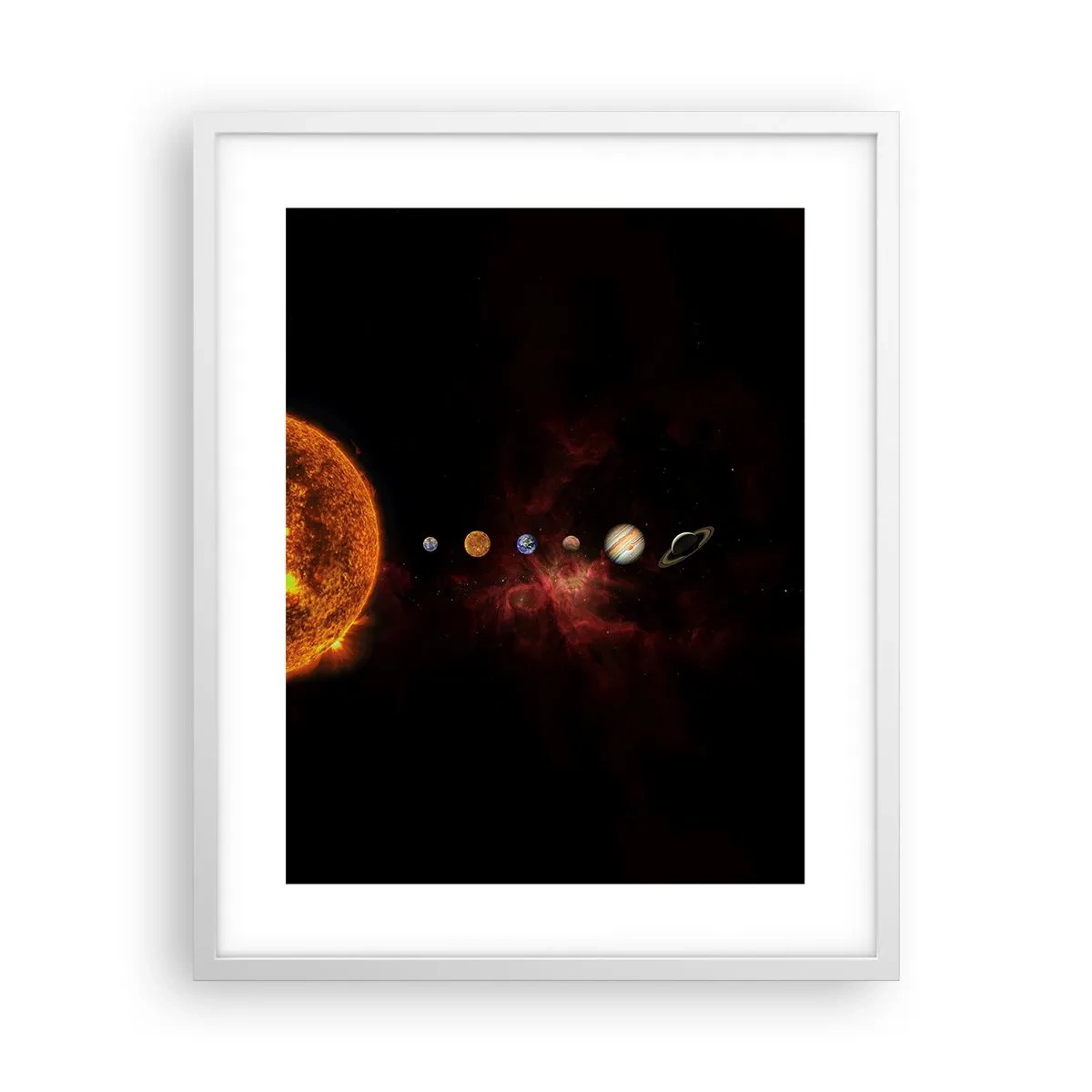 Plakat w białej ramie - Nasza okolica - 40x50 cm