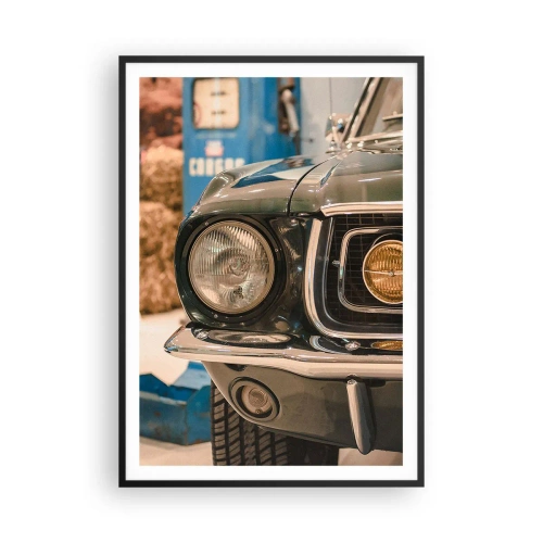 Plakat w czarnej ramie - Spotkanie z legendą - 70x100 cm