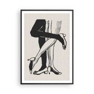 Plakat w czarnej ramie - Kobiecy atrybut - 70x100 cm