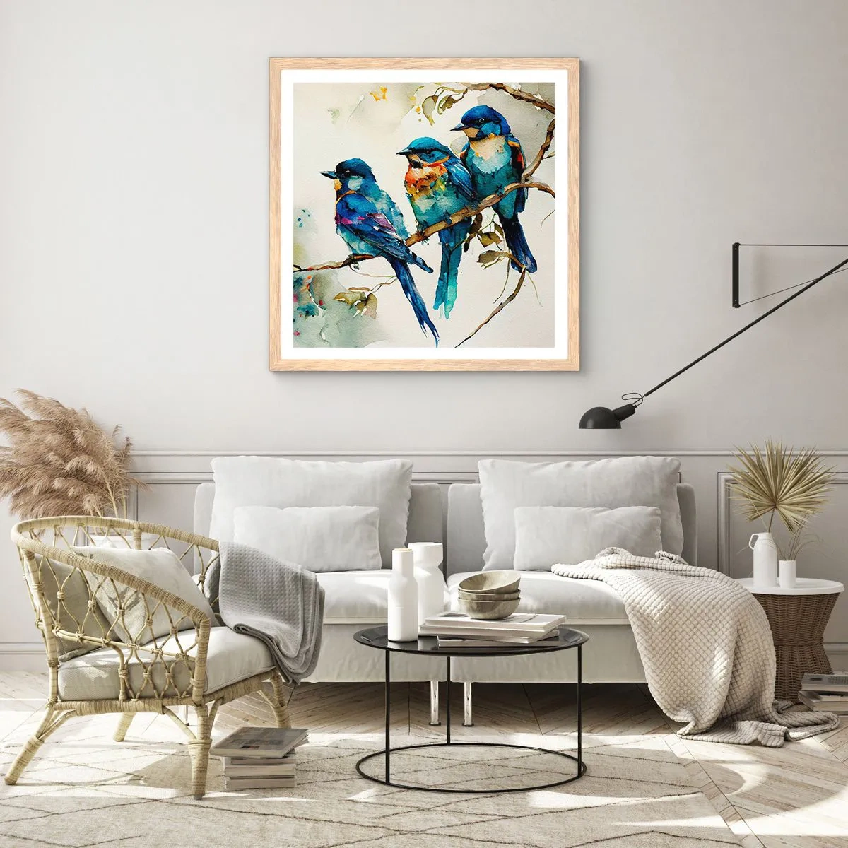 Plakat w ramie jasny dąb - Obraził się? - 50x50 cm