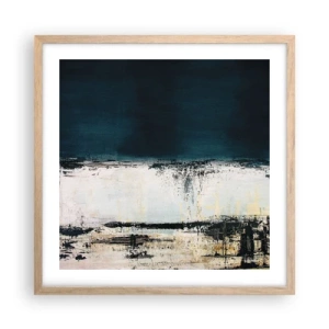 Plakat w ramie jasny dąb - Kompozycja horyzontalna - 50x50 cm