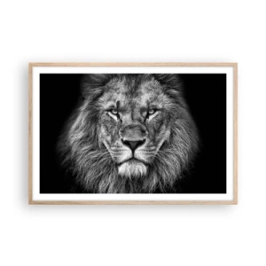 Plakat w ramie jasny dąb - W stroju koronacyjnym - 91x61 cm