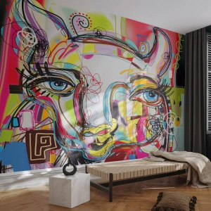 Fototapeta Premium Canvas - Bogactwo kociej matury - Abstrakcja, Sztuka, Grafika - 500x350 cm