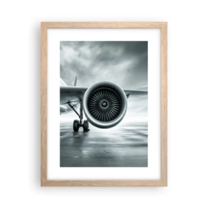 Plakat w ramie jasny dąb - Jest moc! - 30x40 cm