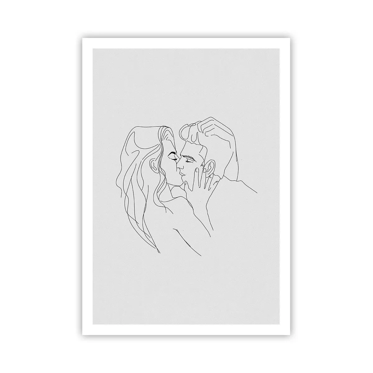 Plakat - Tą samą kreską - 70x100 cm