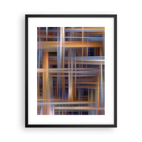 Plakat w czarnej ramie - Utkane ze światła - 40x50 cm
