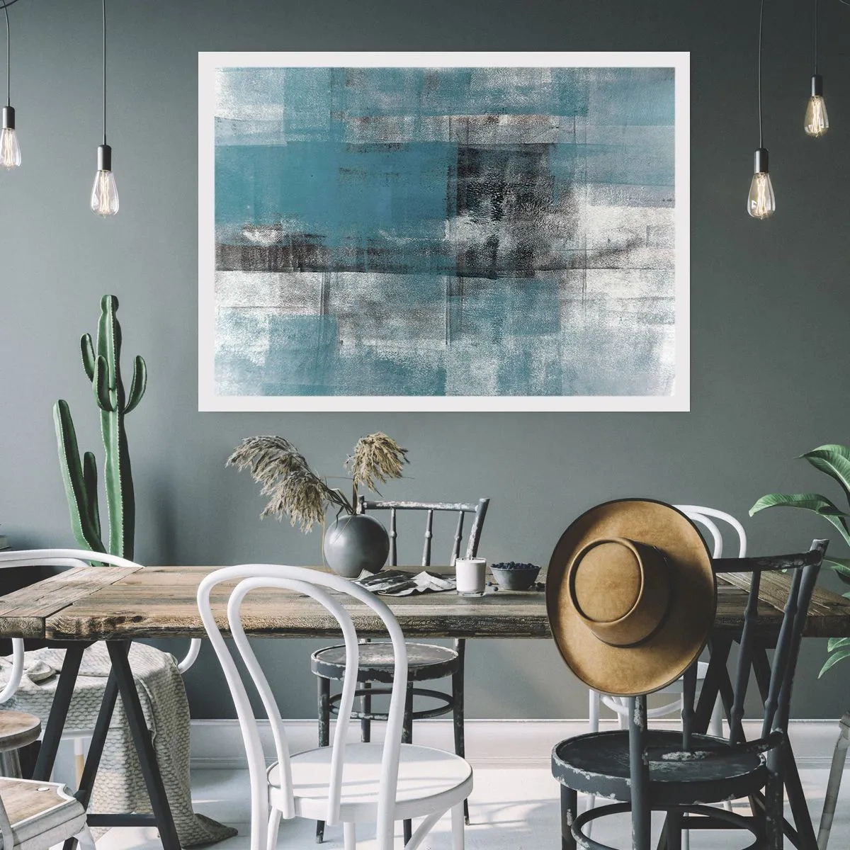 Plakat - Woda i powietrze - 40x30 cm