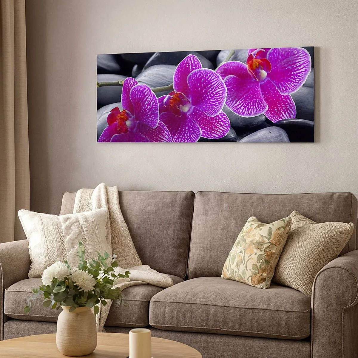 Obraz na płótnie - Kamienie pojaśniały z zachwytu - 100x40 cm