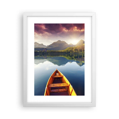 Plakat w białej ramie - Nic przeciw naturze - 30x40 cm