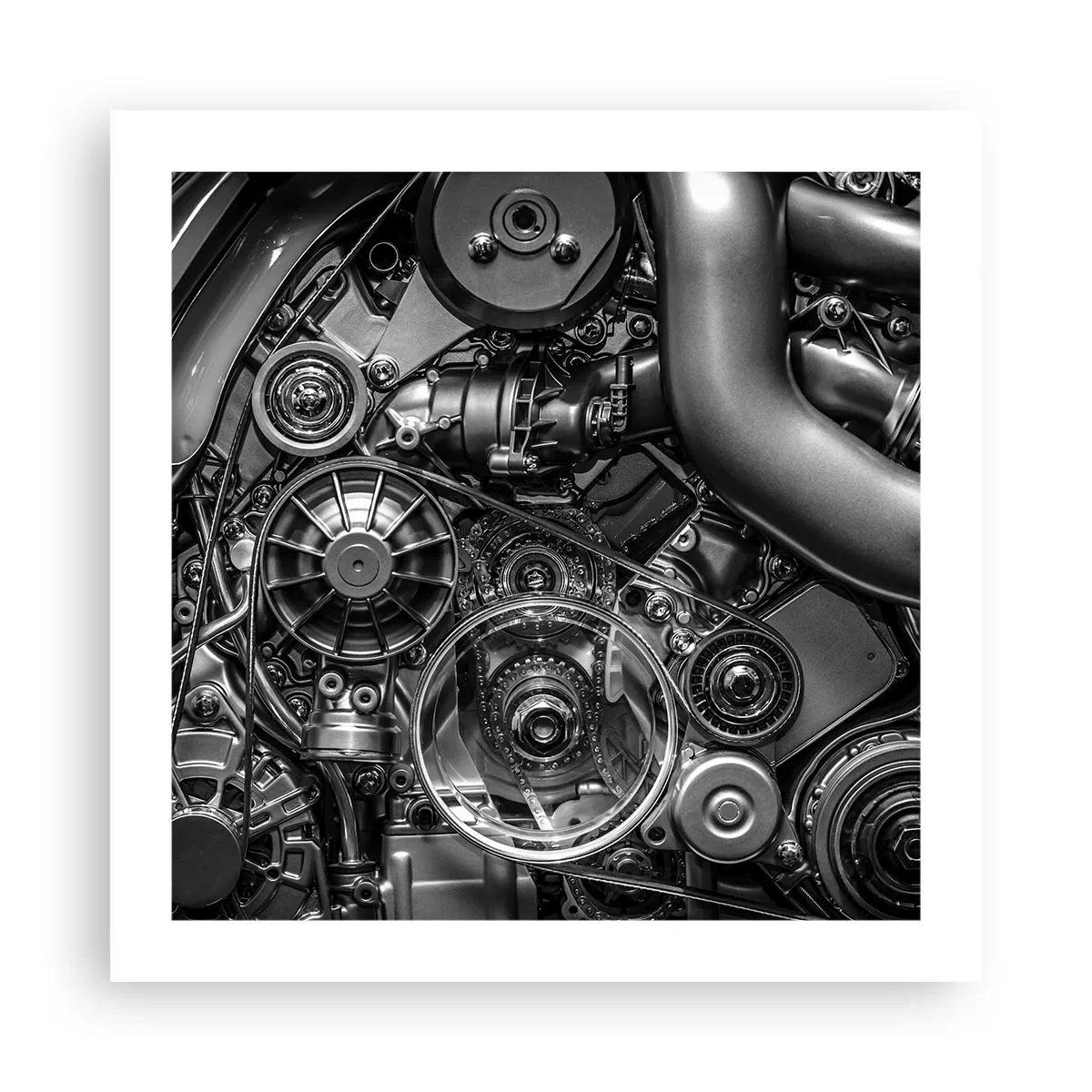 Plakat - Poezja mechaniki - 50x50 cm
