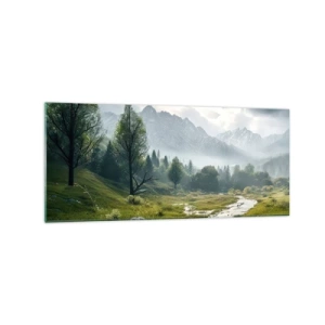 Obraz na szkle - Tam i z powrotem - 120x50 cm