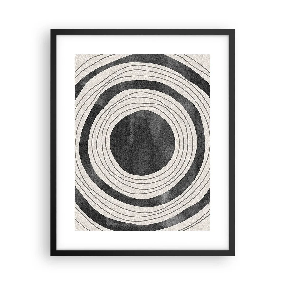 Plakat w czarnej ramie - W samo sedno - 40x50 cm