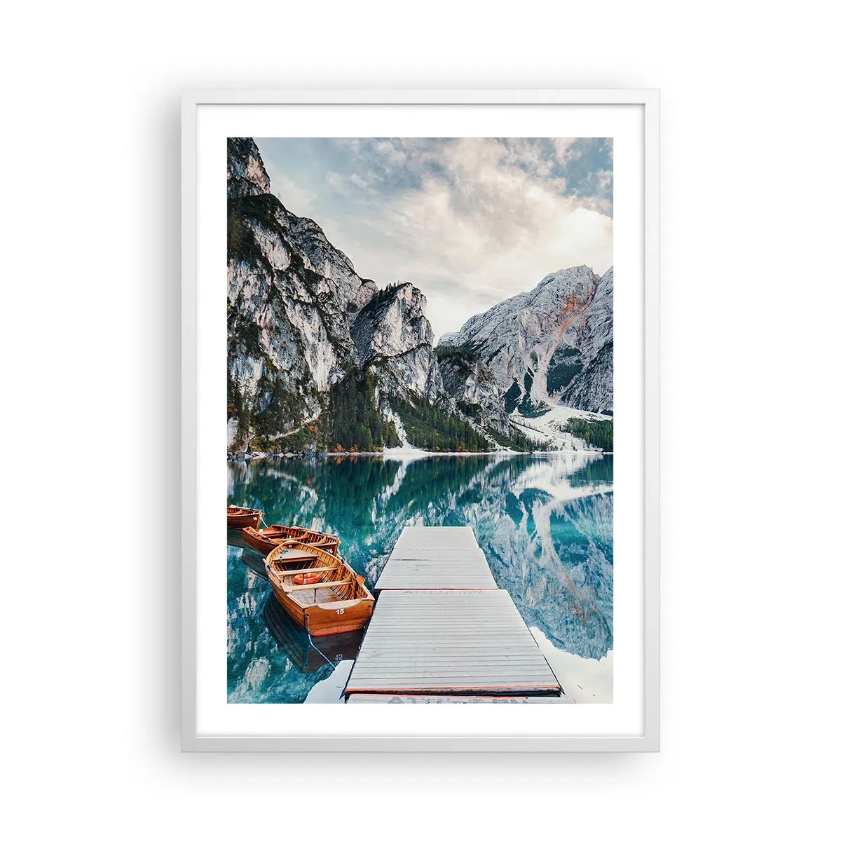 Plakat w białej ramie - Pokażemy ci piękno - 50x70 cm