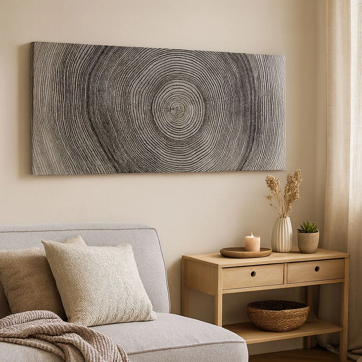 Obraz na płótnie - Znak czasu - 100x40 cm