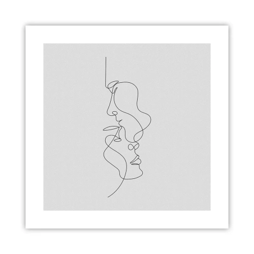 Plakat - Żar rzewnych żądz - 40x40 cm