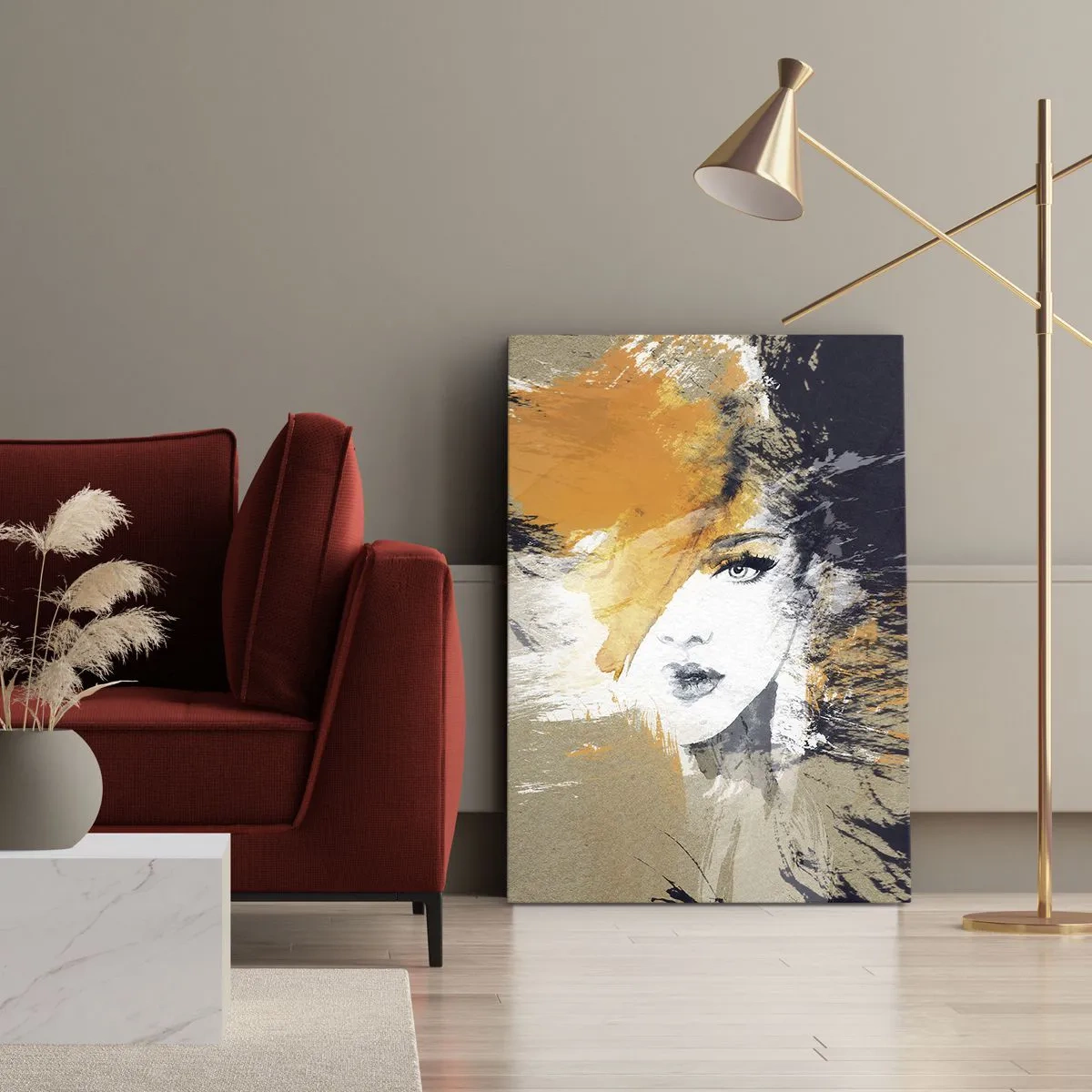 Obraz na płótnie - I staje się światło - 65x120 cm