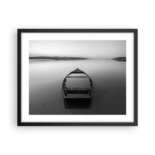 Plakat w czarnej ramie - Tęsknota i melancholia - 50x40 cm