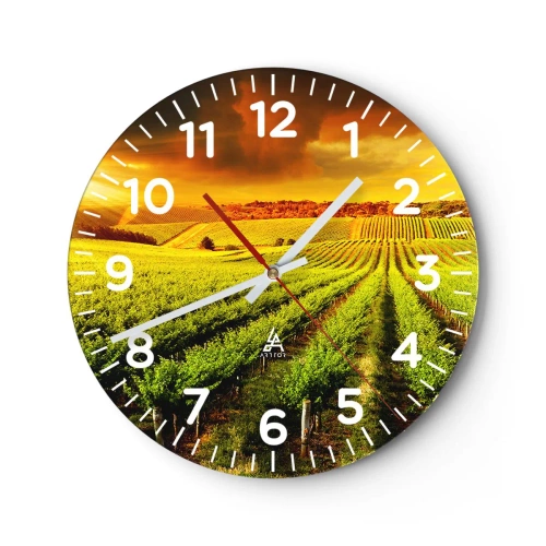 Zegar ścienny - Pod australijskim słońcem - 40x40 cm