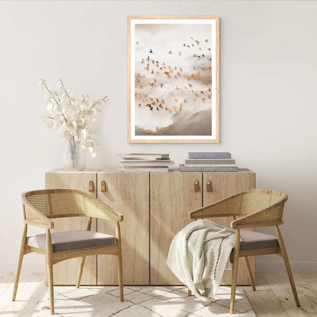 Plakat w ramie jasny dąb - Już czas… - 70x100 cm