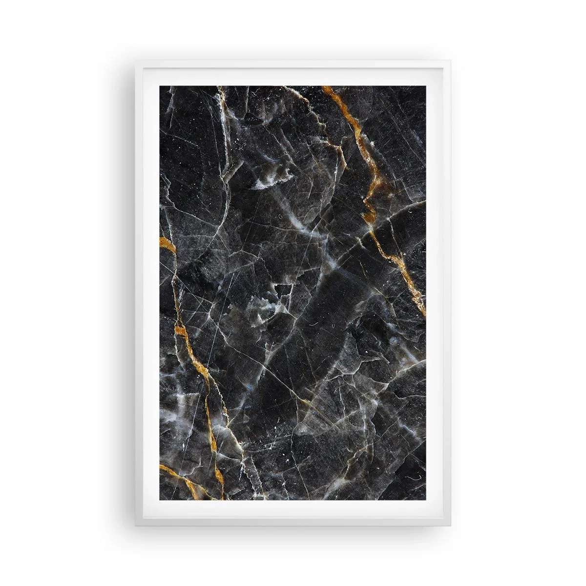 Plakat w białej ramie - Wewnętrzne życie kamienia - 61x91 cm