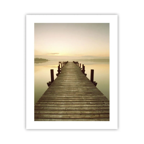 Plakat - Przedświt, świtanie, światło - 40x50 cm