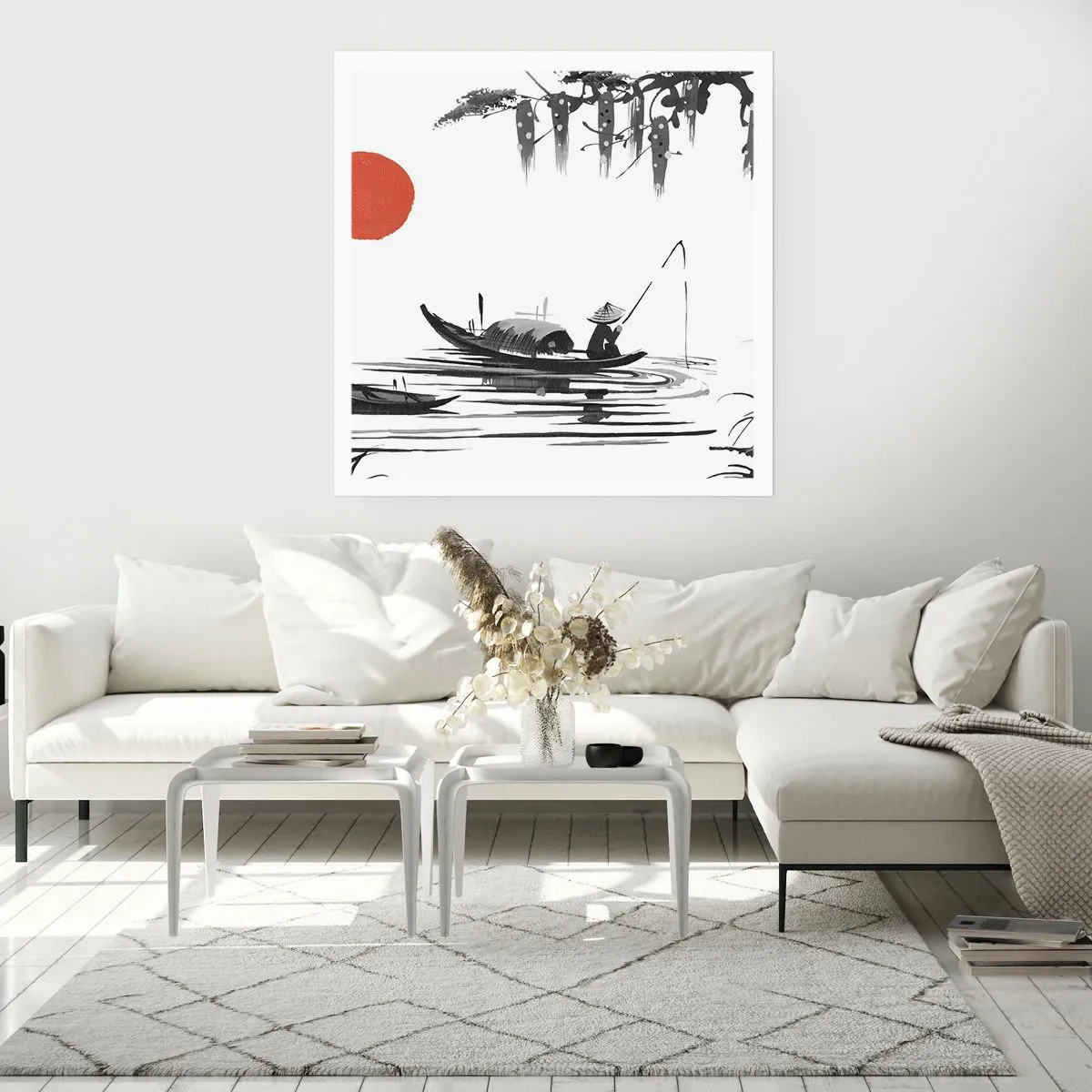 Plakat - Azjatyckie popołudnie - 50x50 cm