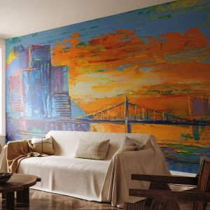 Fototapeta Premium Canvas - Kultura i natura - Abstrakcja, Miasto, Sztuka - 300x210 cm