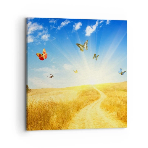 Obraz na płótnie - I jak tu nie kochać lata? - 70x70 cm