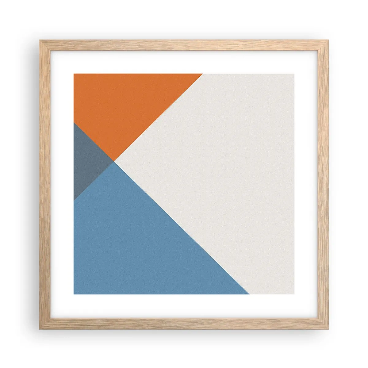 Plakat w ramie jasny dąb - Pod kątem… - 40x40 cm