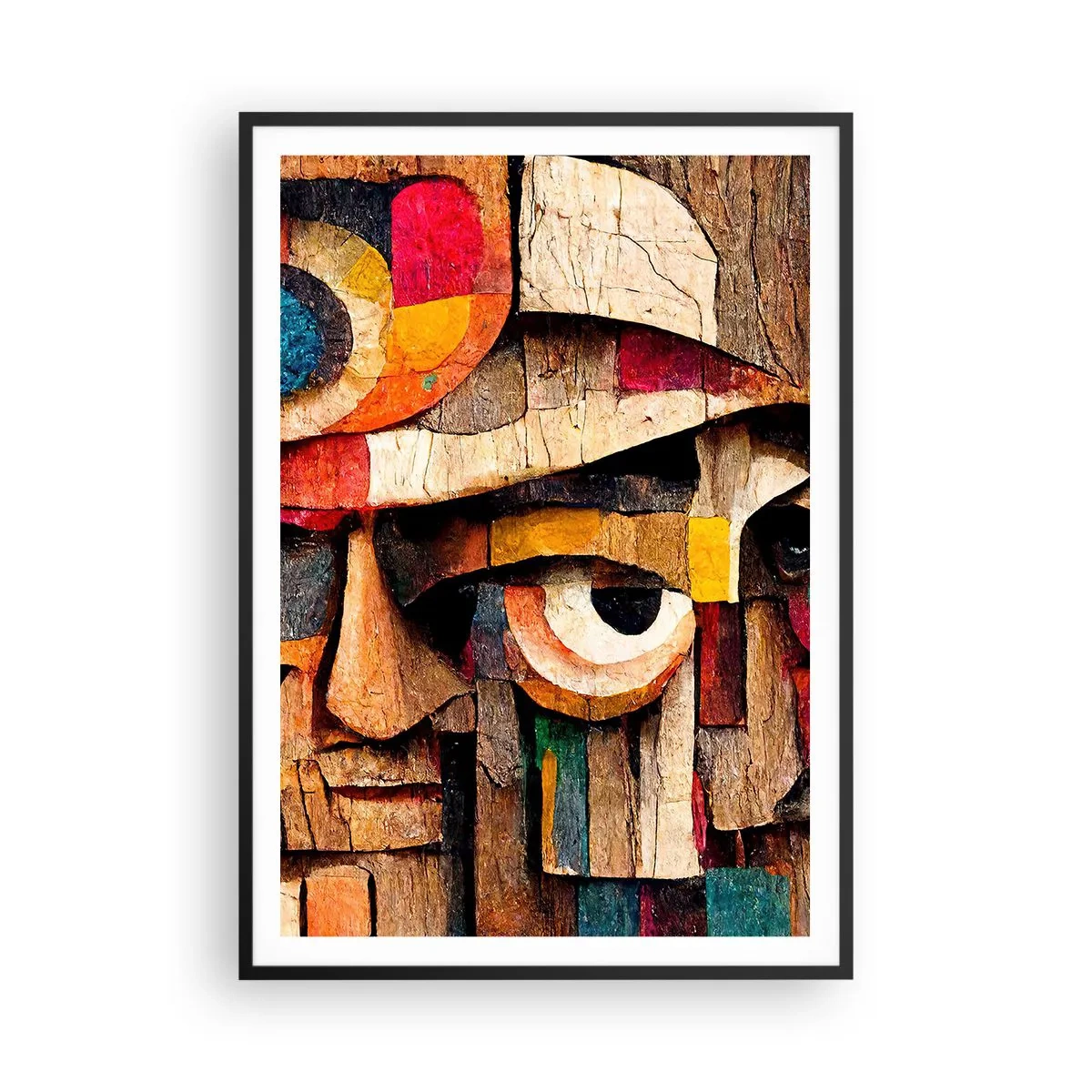 Plakat w czarnej ramie - Widzę cię… - 70x100 cm