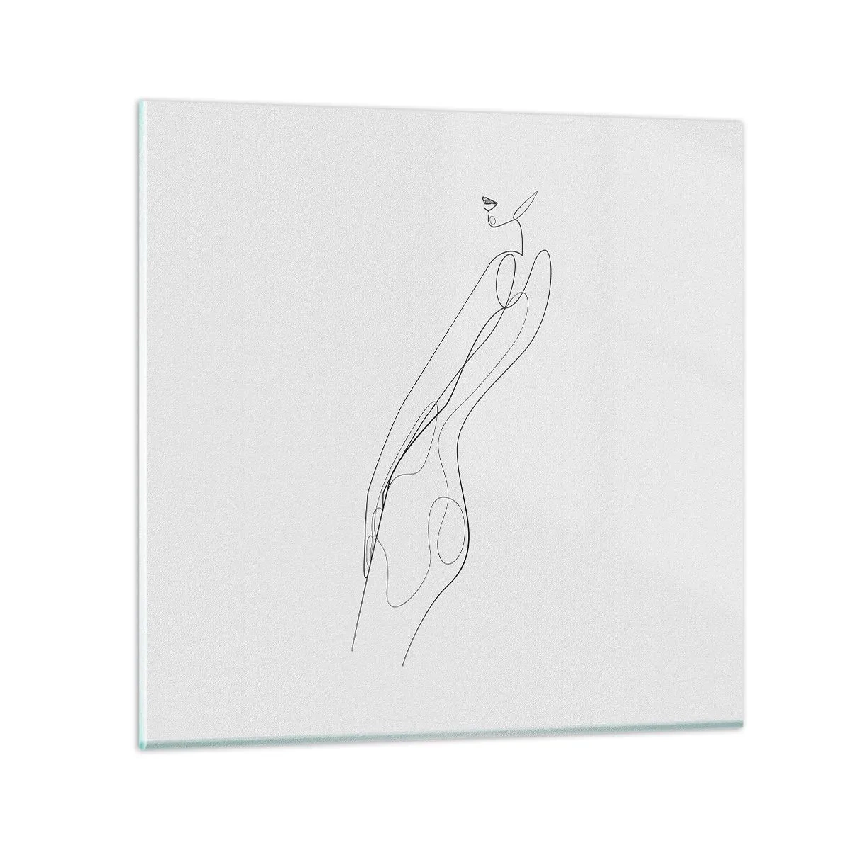 Obraz na szkle - Zaledwie obietnica - 40x40 cm