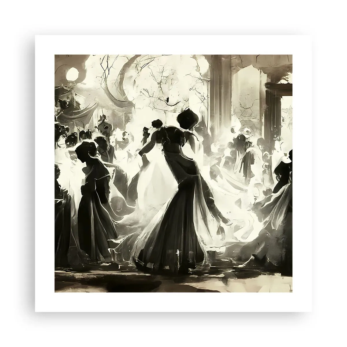 Plakat - Wielka maskarada - 50x50 cm