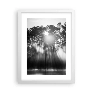 Plakat w białej ramie - Niepowstrzymane słońce - 30x40 cm
