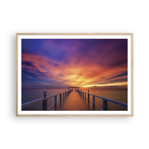 Plakat w ramie jasny dąb - Bez końca - 100x70 cm