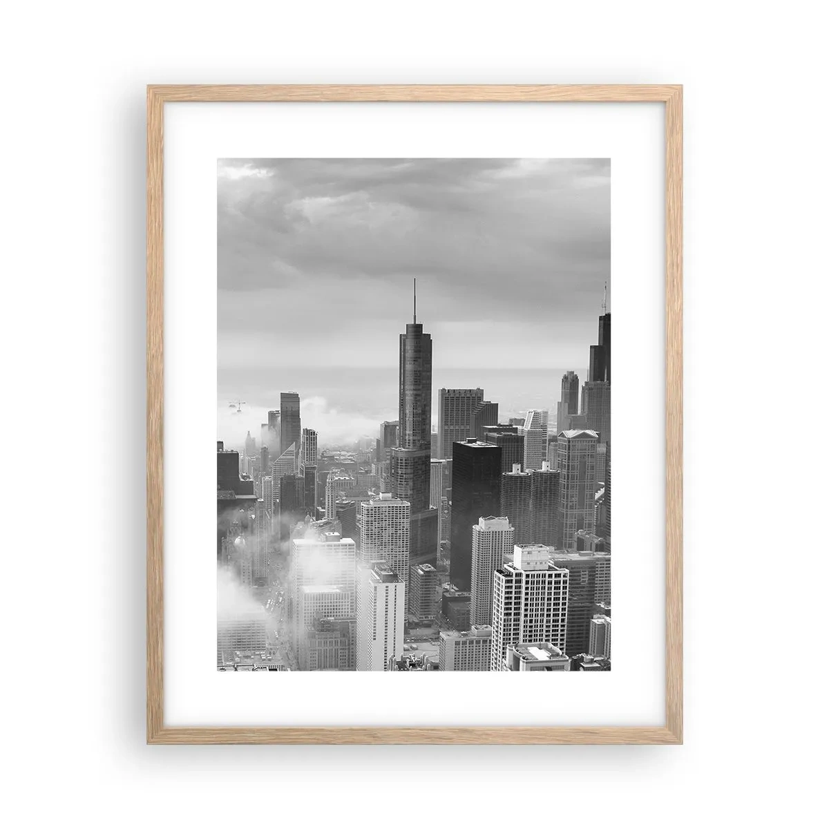 Plakat w ramie jasny dąb - Pejzaż amerykański - 40x50 cm