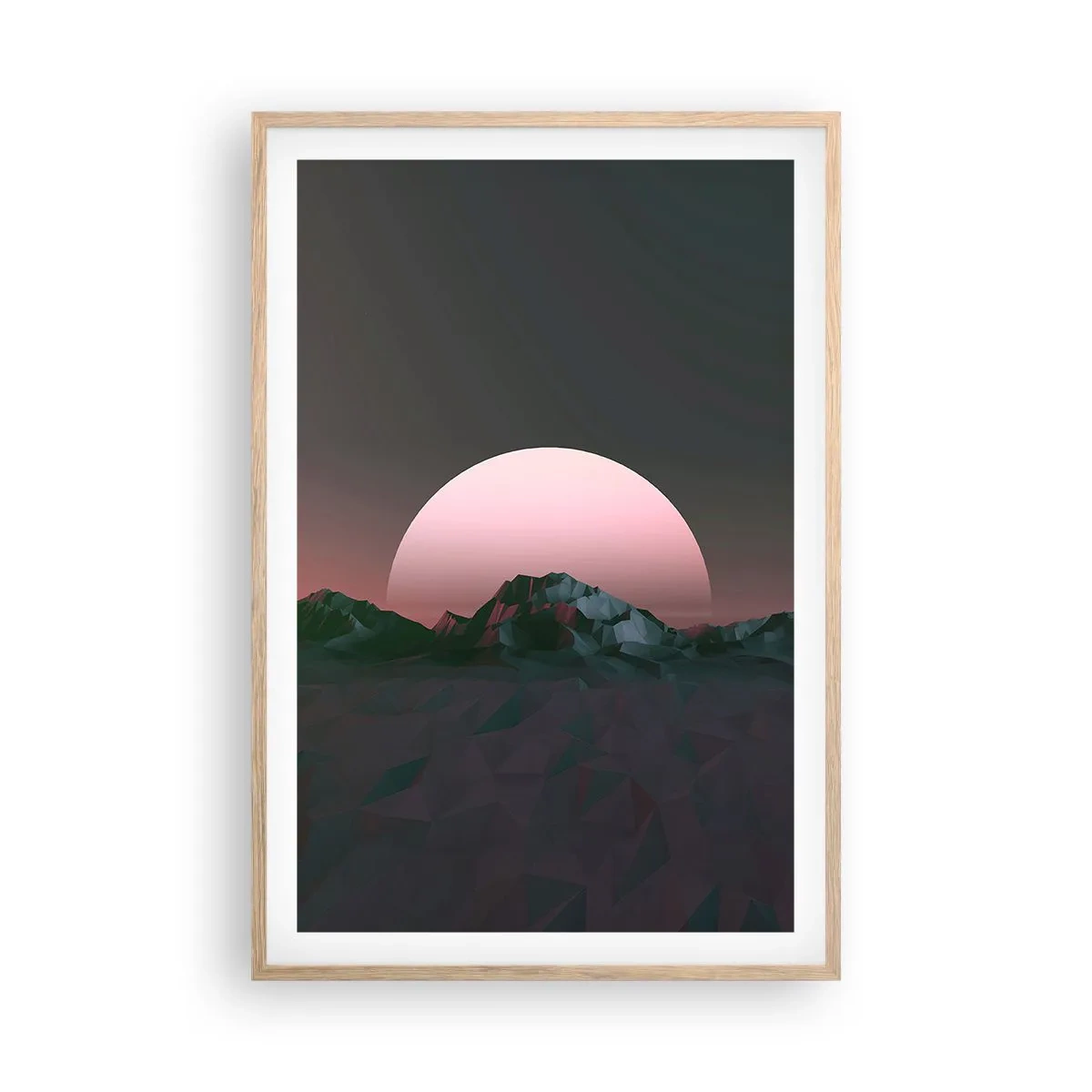 Plakat w ramie jasny dąb - W sąsiedniej galaktyce - 61x91 cm