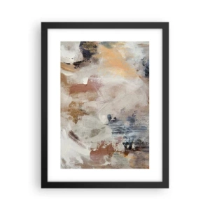 Plakat w czarnej ramie - Abstrakcja zamglona - 30x40 cm