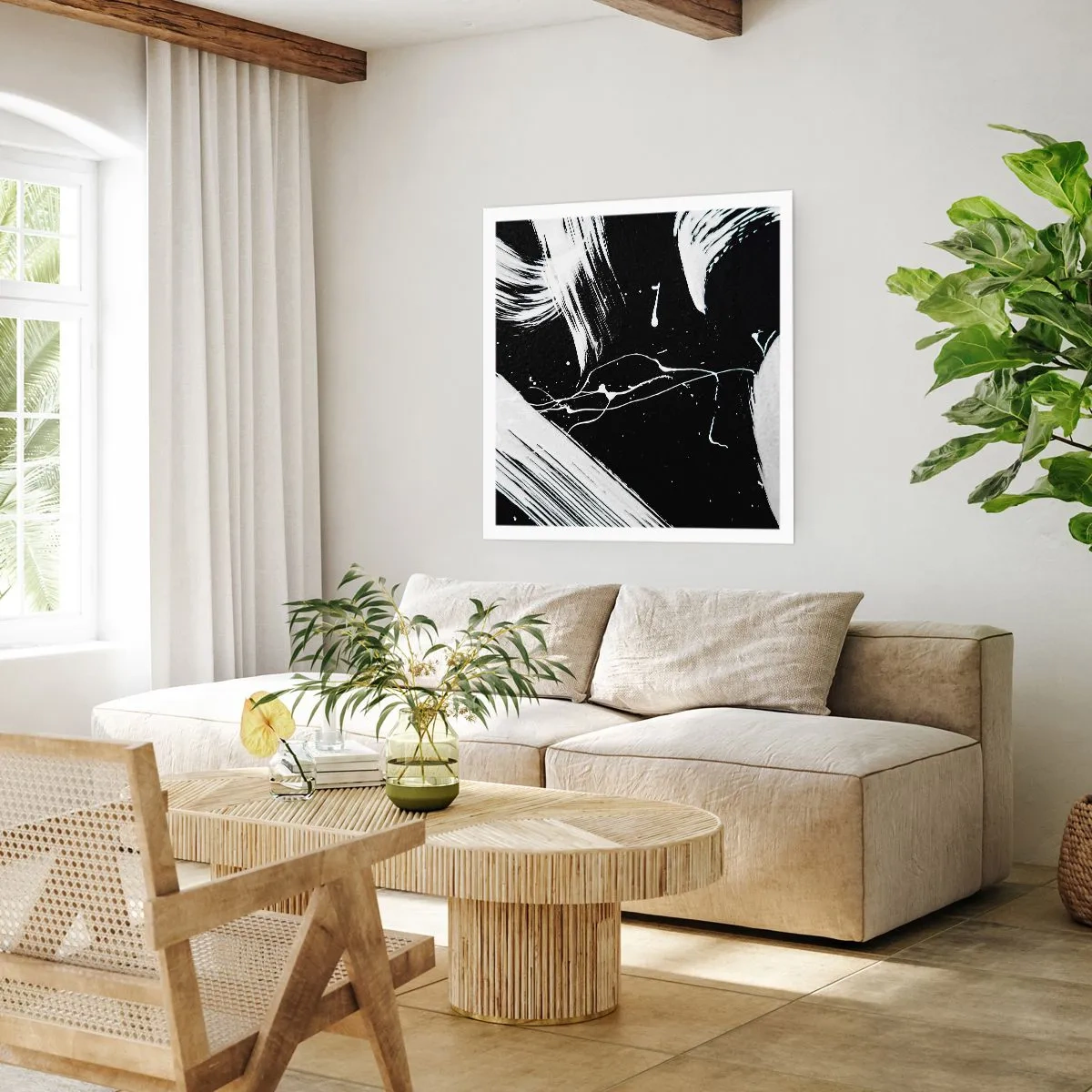 Plakat - Przełamać mrok - 30x30 cm