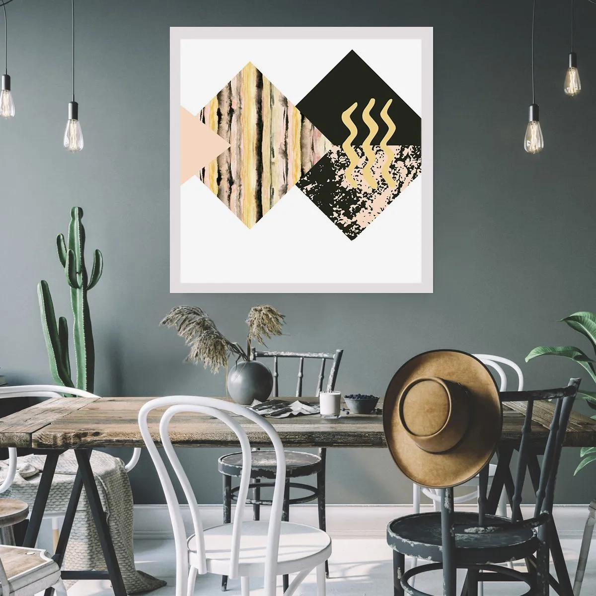 Plakat - Nie takie proste - 30x30 cm