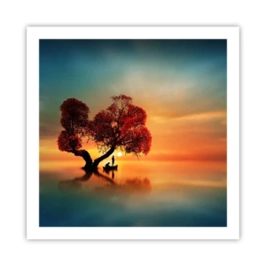 Plakat - Oddaleńcy i ciszyzna bezświata - 60x60 cm