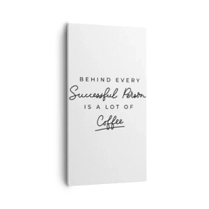 Obraz na płótnie - Tajemnica sukcesu - 55x100 cm