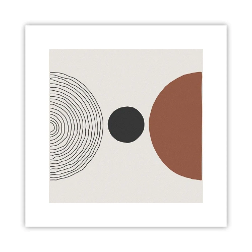 Plakat - W centrum uwagi - 30x30 cm