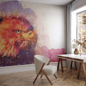 Fototapeta Premium Canvas - Nie chcesz wiedzieć, o czym myślę - Abstrakcja, Ptak, Orzeł - 250x175 cm