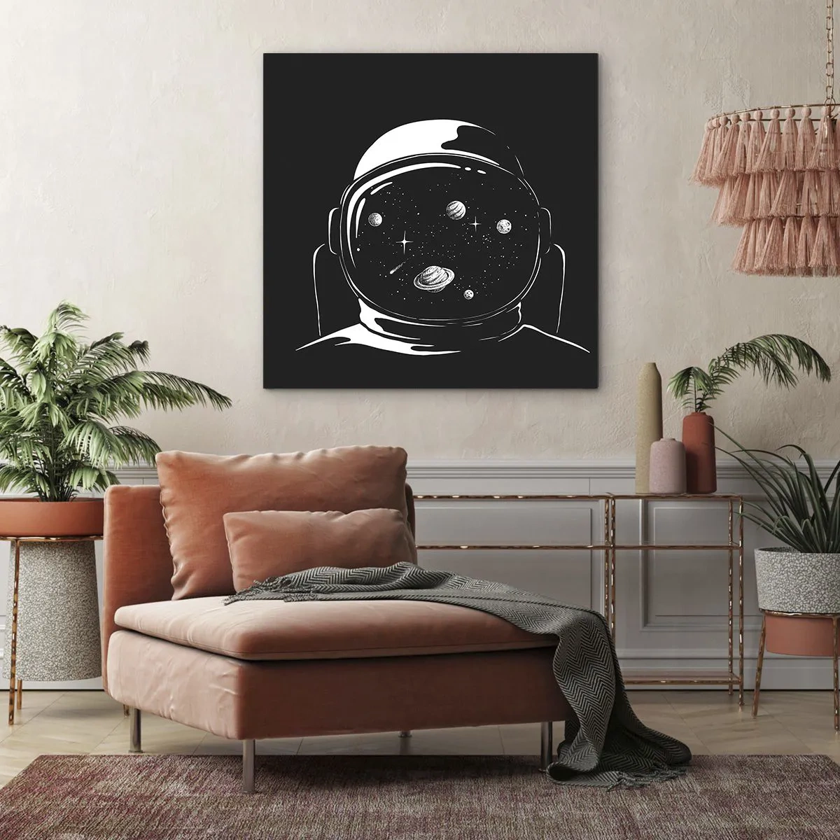 Obraz na płótnie - Niezły widok - 40x40 cm