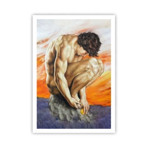 Plakat - Zatopiony w sobie - 70x100 cm