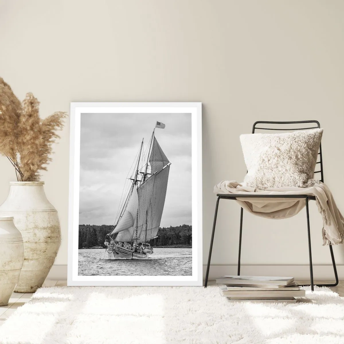 Plakat w białej ramie - Bracia wiatru - 61x91 cm