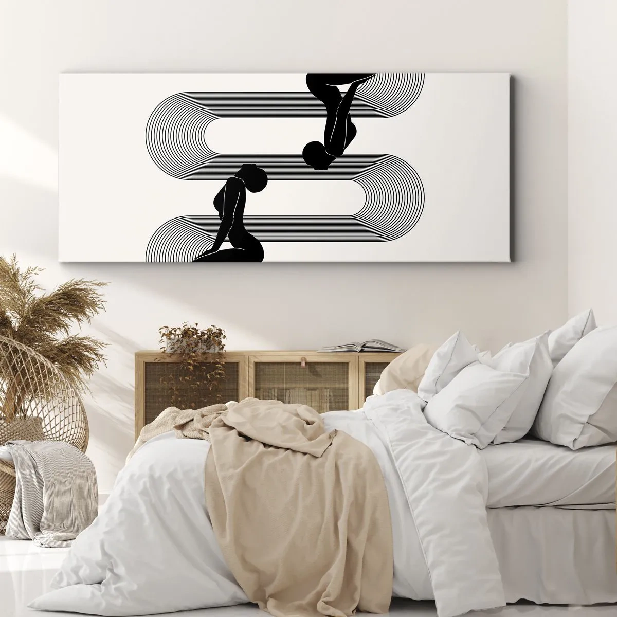 Obraz na płótnie - Zmysłowa symetria - 100x40 cm