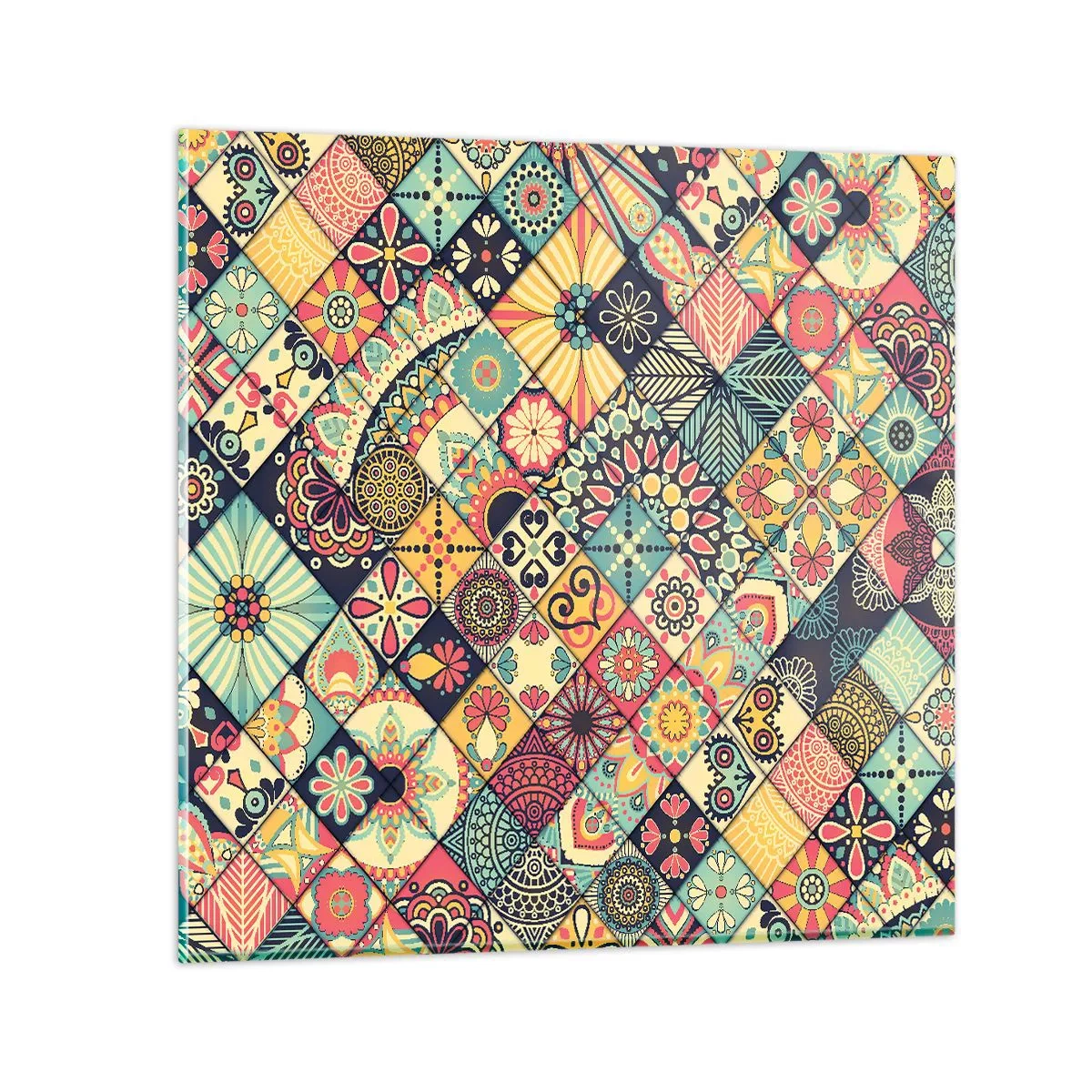 Obraz na szkle - Marokańskie klimaty - 30x30 cm